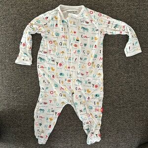 Magnetic me 0-3 month footed onesie